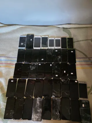 Lote Pack  42 Samsung Galaxy piezas NO FUNCIONAN