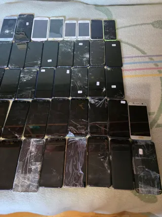 Lote Pack  42 Samsung Galaxy piezas NO FUNCIONAN