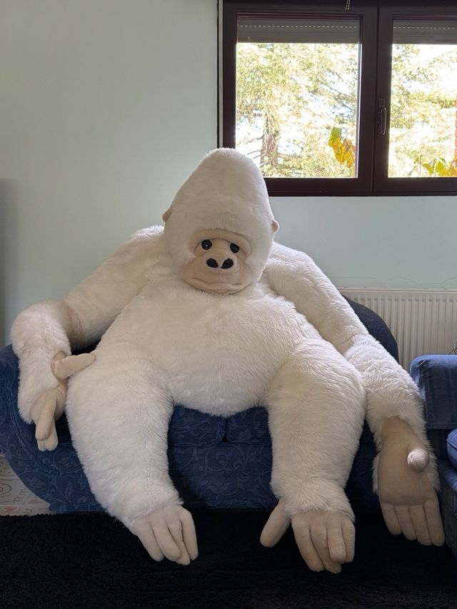 Peluche Gorila Blanco “Gigante”