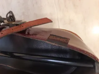 Zapatos Camper charol granate mujer