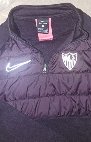 Sudadera Nike Sevilla F.C. Negra y Rosa