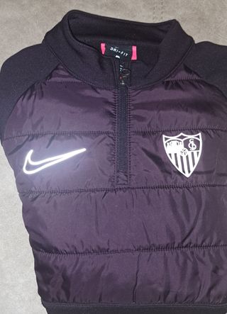 Sudadera Nike Sevilla F.C. Negra y Rosa