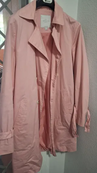 Gabardina Springfield Rosa Talla XS.
