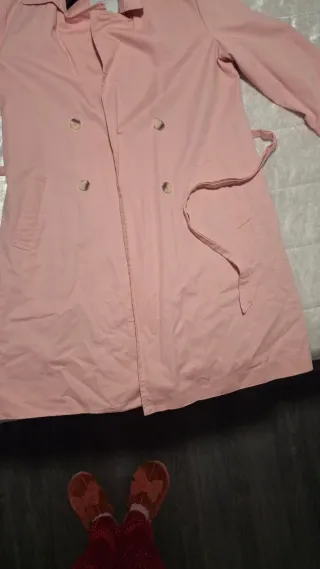 Gabardina Springfield Rosa Talla XS.