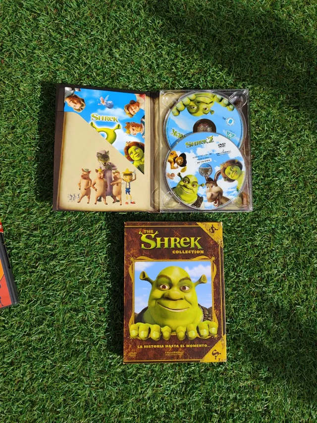 DVD Shrek Collection y Los Increíbles. Lote.
