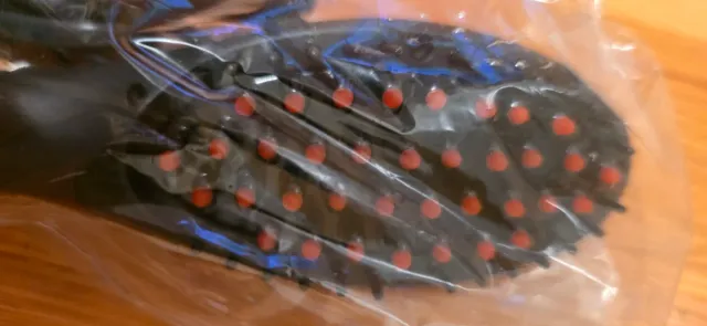 Cepillo Alisador Viaje Negro/Rojo