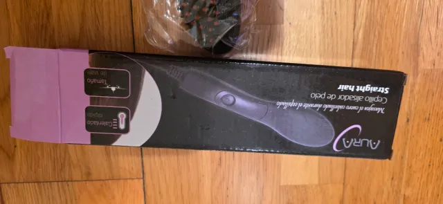 Cepillo Alisador Viaje Negro/Rojo