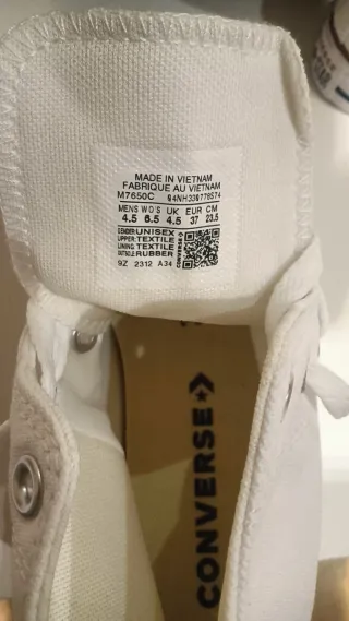 Zapatillas Converse Blancas Talla 37