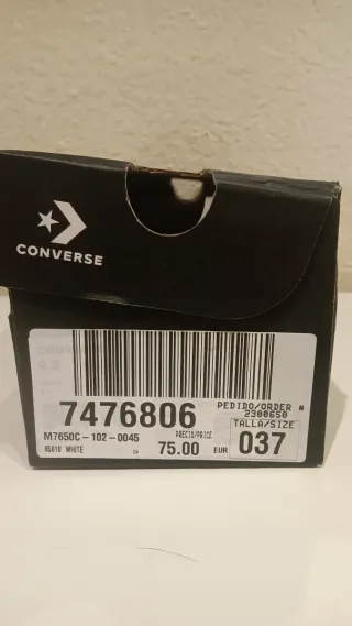 Zapatillas Converse Blancas Talla 37