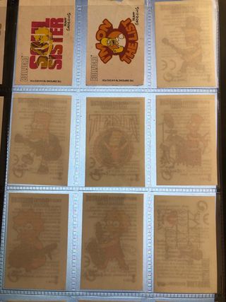 Cromos Panrico Bollycao Los Simpsons