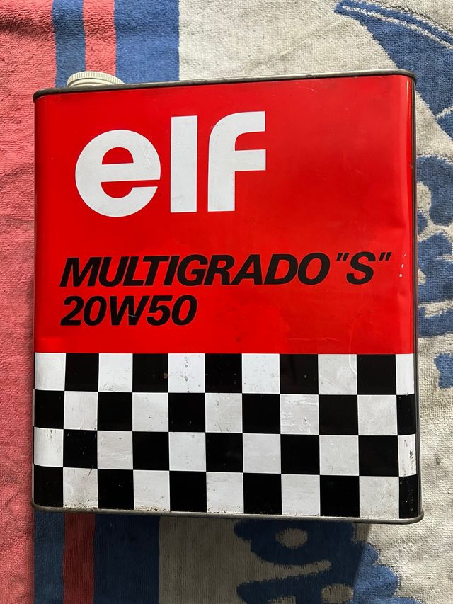 Lata Vintage Aceite Elf Multigrado 20W50