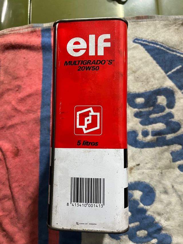 Lata Vintage Aceite Elf Multigrado 20W50
