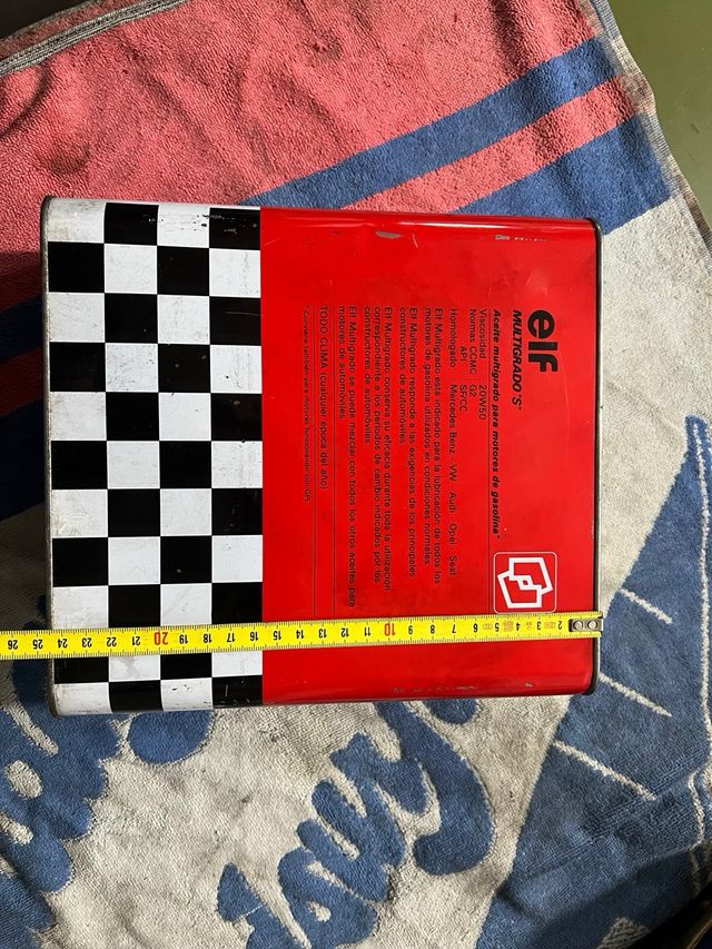 Lata Vintage Aceite Elf Multigrado 20W50