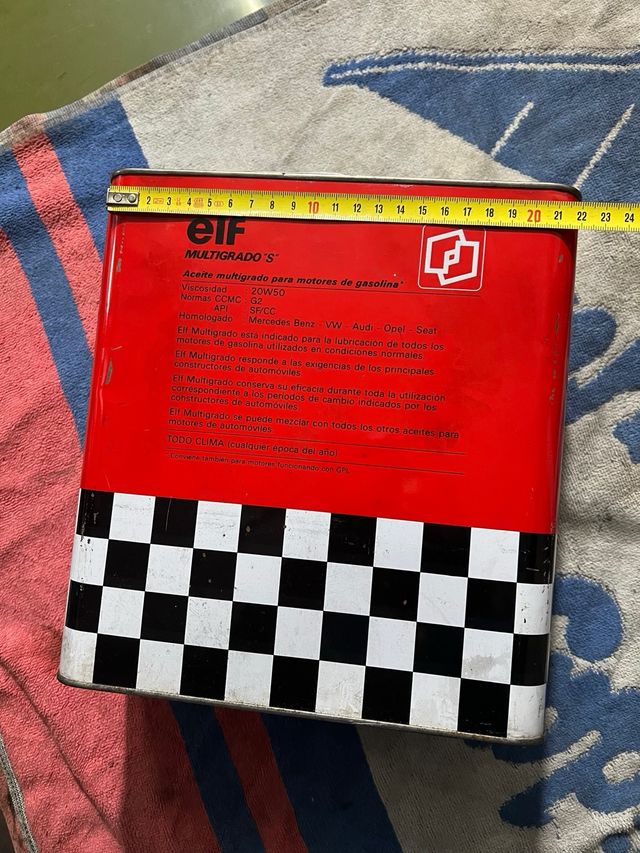 Lata Vintage Aceite Elf Multigrado 20W50