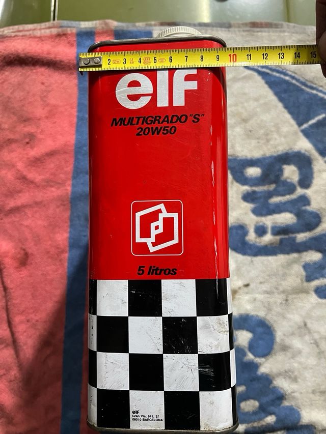 Lata Vintage Aceite Elf Multigrado 20W50