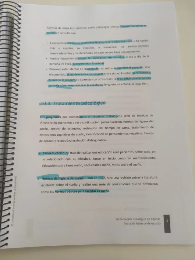 Introducción a la terapia de adultos