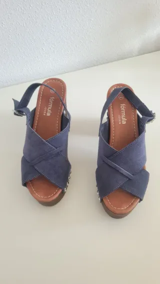 Sandalias Formula Joven Azul Talla 40