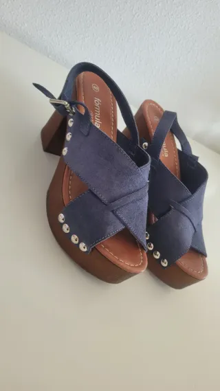Sandalias Formula Joven Azul Talla 40