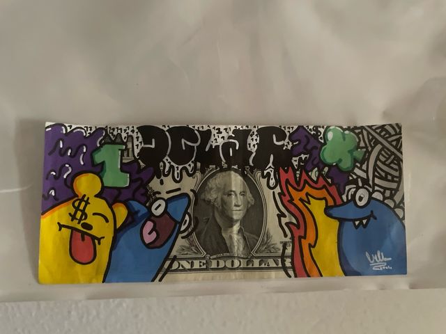 Dólar intervenido arte