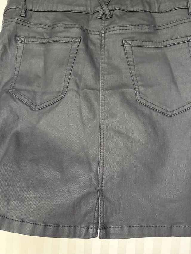 Gonna premaman effetto pelle nera