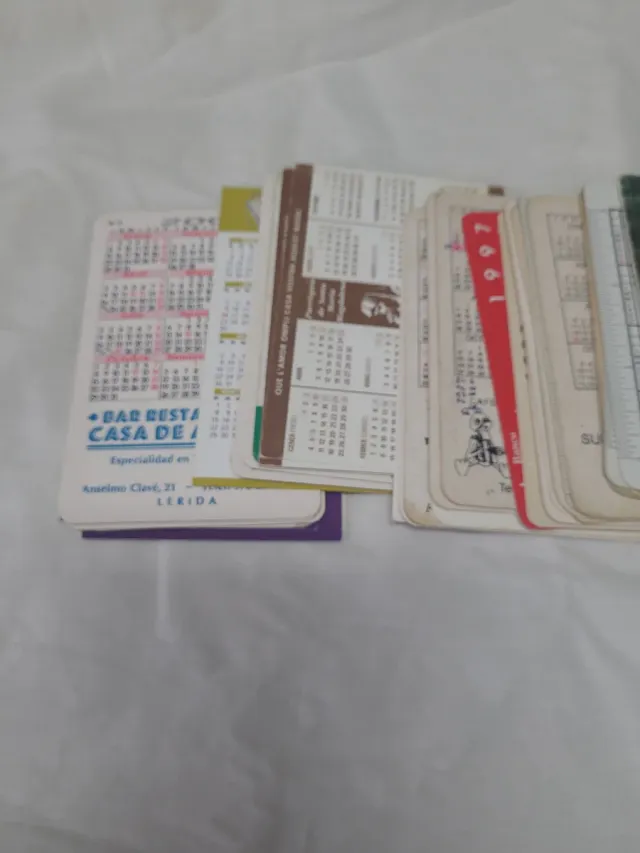 80 calendarios de años entre 71 hasta2008