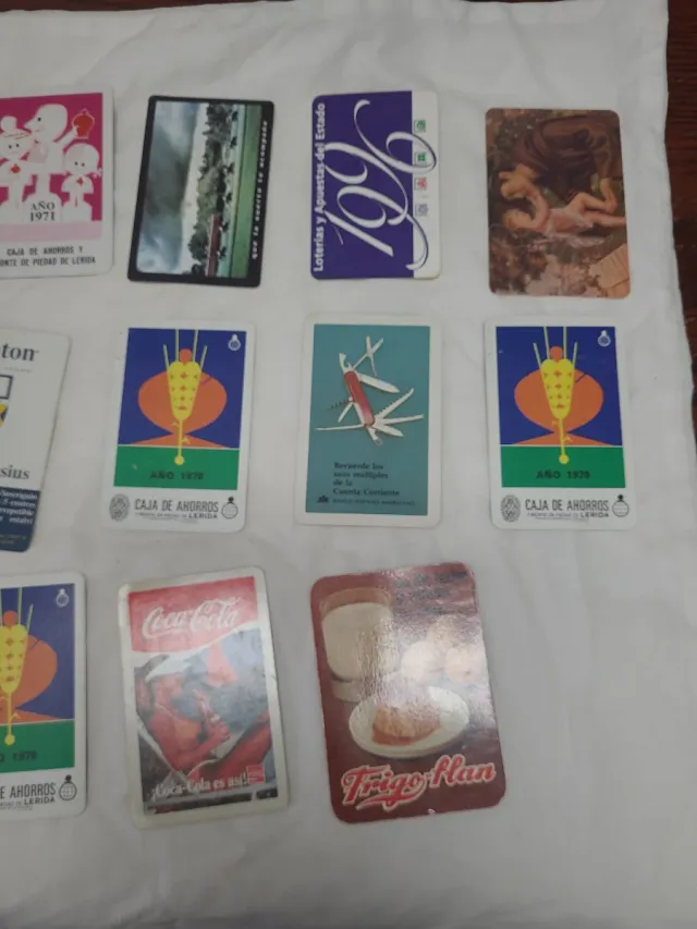 80 calendarios de años entre 71 hasta2008