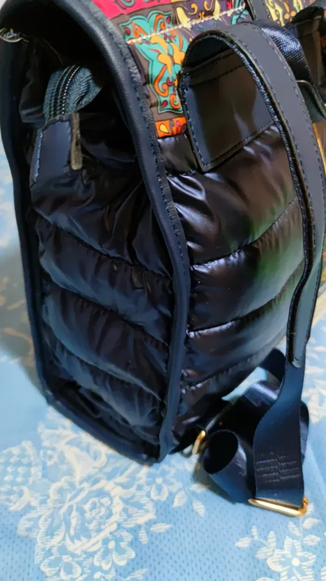 Bonita mochila Diseño Patchwork