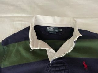 Polo Ralph Lauren Rayas Verde y Azul