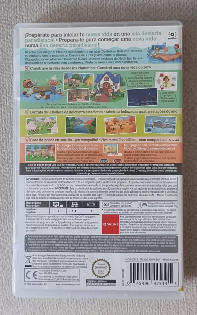 Gioco Animal Crossing Switch