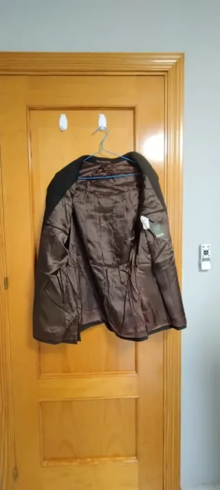 Americana negra y marrón talla 54