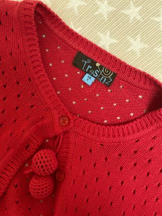 Chaqueta Trasluz Roja Talla S