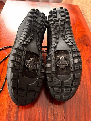 Zapatillas Spinning Talla 44 Negras/Verdes