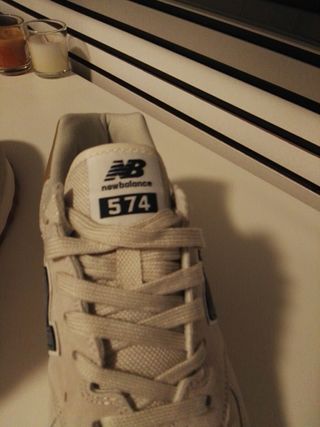 Zapatillas New Balance Beige/Azul Talla 42