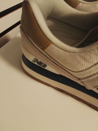 Zapatillas New Balance Beige/Azul Talla 42