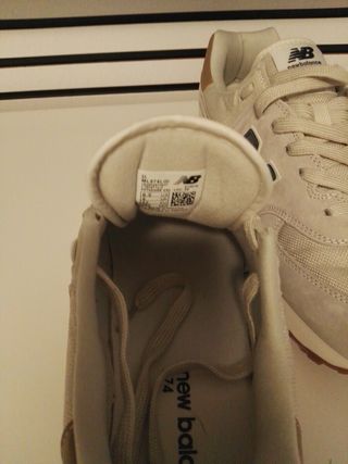 Zapatillas New Balance Beige/Azul Talla 42