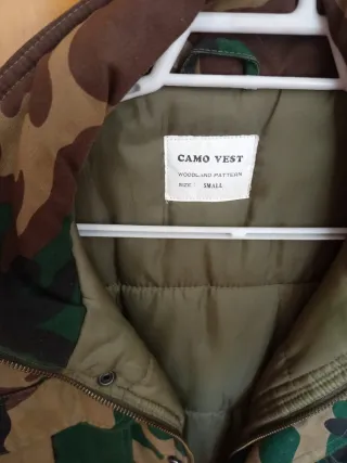 Chaleco Cazador Camuflaje Talla M