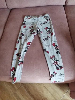 Pantalones grises con estampado Minnie Mouse