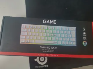 Teclado Mecánico 60% Blanco RGB