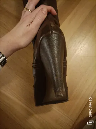 Stivali alti donna marrone