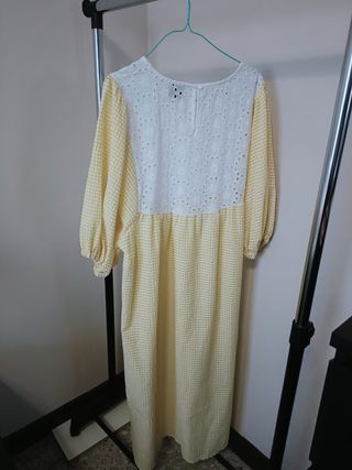 Vestido largo amarillo Johanna Paris