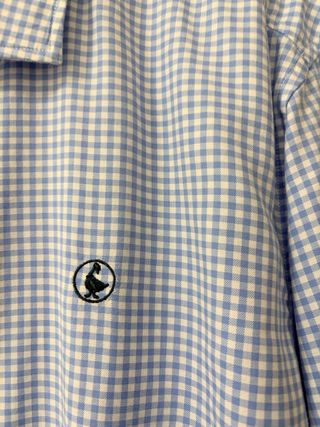 Camisa El Ganso cuadros vichy celeste