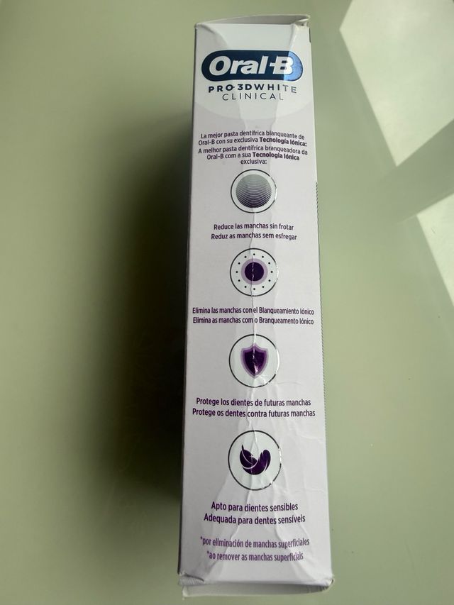 Pasta Dental Oral-B Pro-3DWhite Clinical