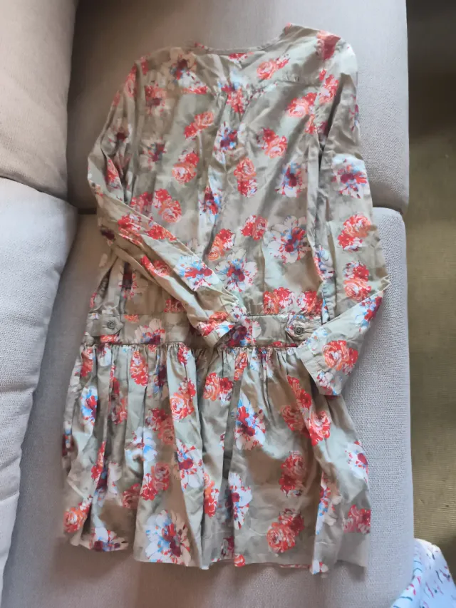 Vestido niña estampado floral