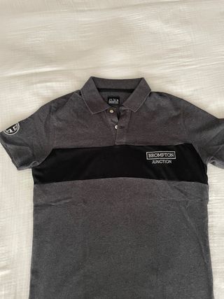 Polo Brompton gris y negro