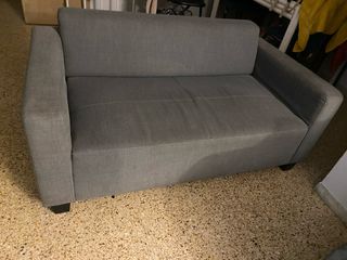 Sofá de 2 plazas gris