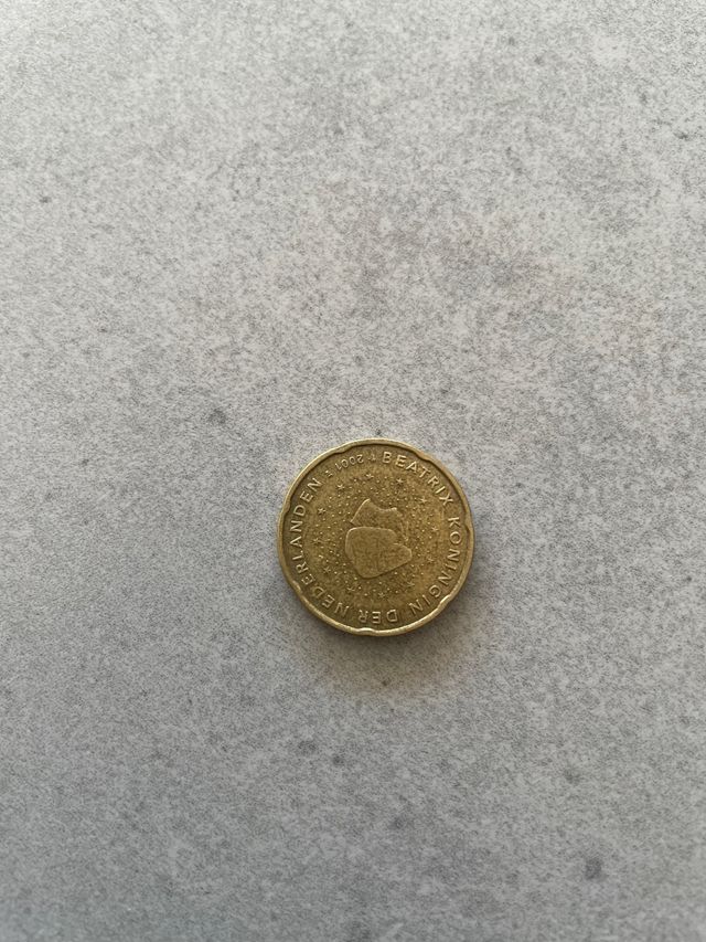 Moneda Holanda 20 Céntimos 2001