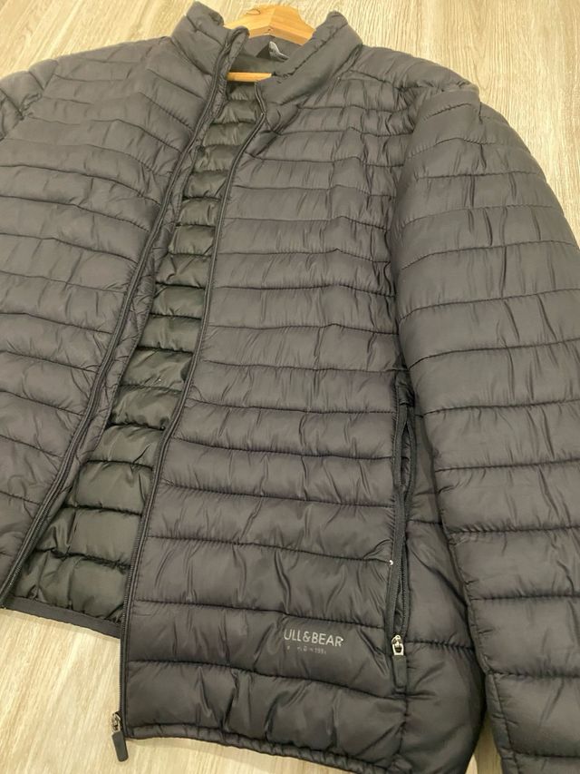 Chaquetón Pull&Bear Negro