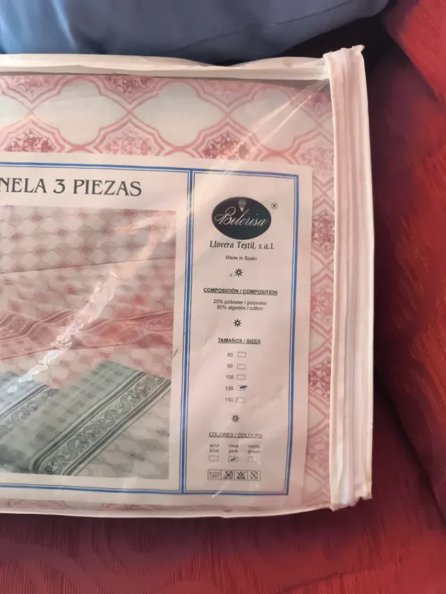 Jogo de Roupa de Cama em Flanela 3 Peças