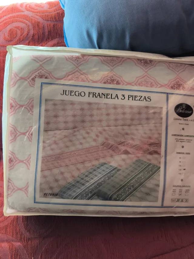 Jogo de Roupa de Cama em Flanela 3 Peças