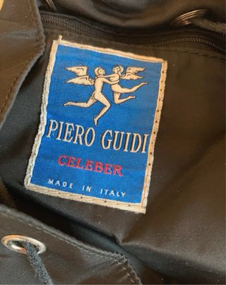 Zaino Vintage Piero Guidi Nero sconto Black Friday